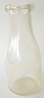 Mechanicsburg Oh Milk Bottle