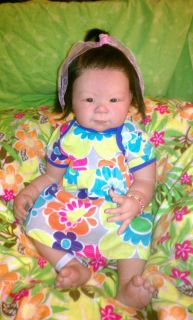 Reborn Baby Girl Asian Hawiian Toddler Shao by Adrie Stoete