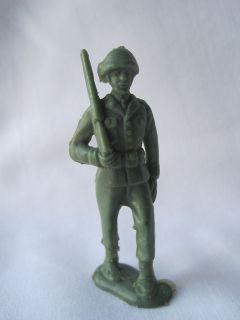 Vintage Green Plastic Military Army Soldier Toy