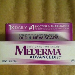 Advanced Mederma Scar Gel 1 76 oz NEW BUT NO NO NO BOX 50g Exp 06 2013