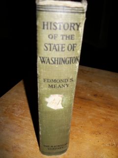 Book History of State of WashingtonEdmond S Meany Professor 1910 Maps