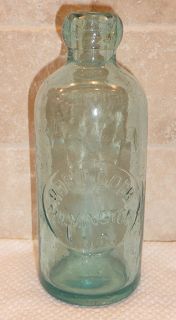 RARE RobT Cobb Wilmington N C Hutchinson Soda Bottle 1890s