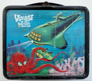 Vintage Aladdin Voyage To The Bottom Of The Sea Lunchbox 1967 Lunch