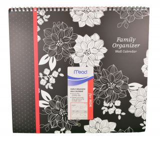 Mead Family Special Event Organizer Oversized Wall Calendar Planner