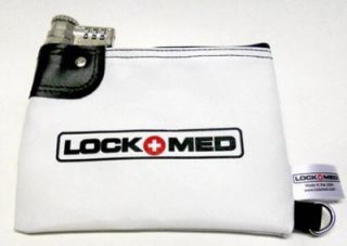 Medication Lock Travel Bag Pill Narcotic Keeper Safety Prescriptions