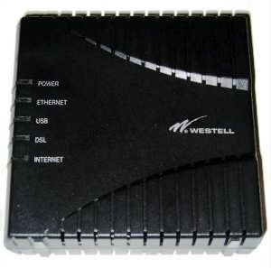 MODEL 6100 REV R DSL/ ASL/ ADSL/ADSL2 MODEM VERY FAST OVER 30 MEGS