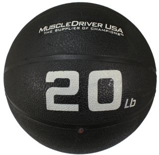 Muscle Driver Rubber Medicine ball Bounce med ball 20 pound MDUSA 20lb
