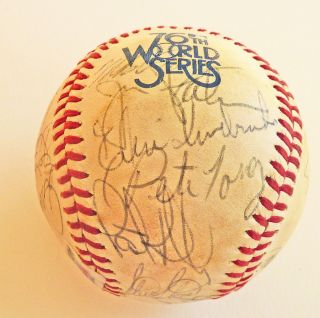 1979 Baltimore Orioles World Series Autograph Signed Baseball 22