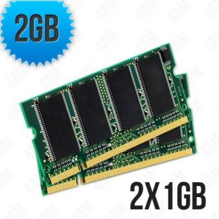 Kit 2x1GB Memory RAM Upgrade for Sony Vaio VGN T160 VGN T170