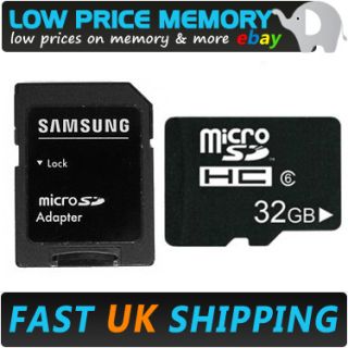 32GB Micro SD Memory Card for Tablet Phone Class 6 High Speed Samsung