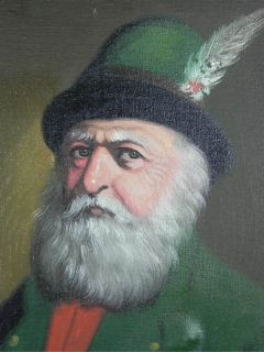 Van Meer Oil Painting Old Man Portrait