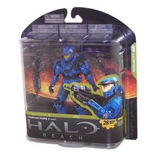 McFarlane Toy Action Figure Halo Reach 4 Spartan Mark V Male Blue