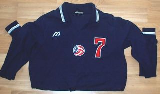 RARE MENS MIZUNO USA OLYMPIC VOLLEYBALL JERSEY SHIRT SIZE M MED VERY