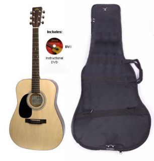 Mentor Acoustic Guitar Pack Bag DVD Accoustic Acostic Acustic Gutar