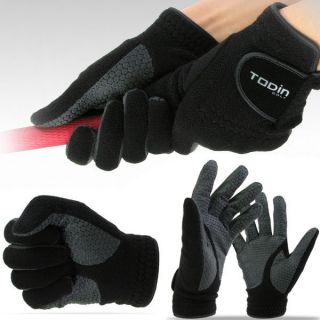 New Mens Winter Golf Gloves Left Right Polapolis Dot Glove Black s M