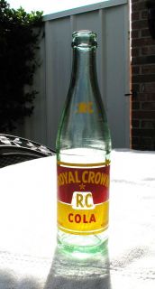 Royal Crown RC Cola Antique Vintage Baton Rouge La Soda Bottle