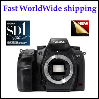 Sigma SD1 Merrill Digital SLR Black Body Only Fast Worldwide Shipping