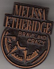 Melissa Etheridge Brave and Crazy 2nd Album 1989 Bronze Look Promo