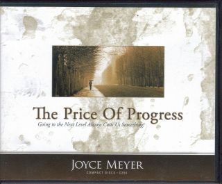 New The Price of Progress Audiobook by Joyce Meyer 4 CD Set