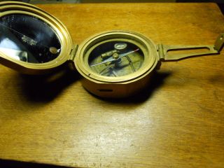 Vintage Brinton Compass, Thos. J. Evans, Esq. London  MKI 1914 WW1