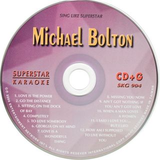 Michael Bolton Karaoke SKG 904 12 of His Biggest Hits