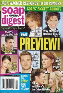 The Young and The Restless Michael Damian April 23 2012 Soap Opera