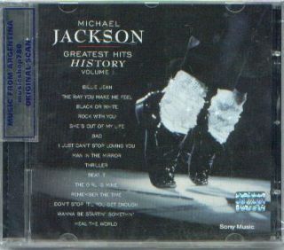 MICHAEL JACKSON, GREATEST HITS   HISTORY VOLUME 1. BEST OF. FACTORY