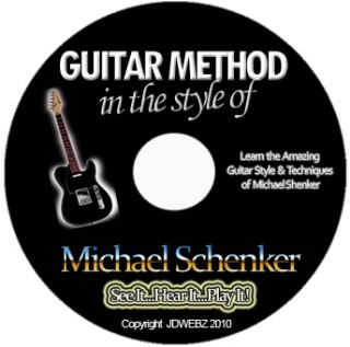 Michael Schenker MSG Guitar Tab Software Lesson CD