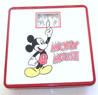 Vintage Mickey Mouse Bathroom Scale Works Well