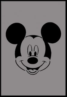 Mickey Mouse Face Stencil Airbrush Stencils Painting Reusable Wall
