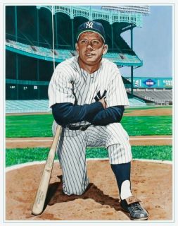 Mickey Mantle Poster Baseball Legend Must See Image Very Large