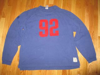 Reebok Classic MICHAEL STRAHAN No. 92 NEW YORK GIANTS (XL) Sweatshirt