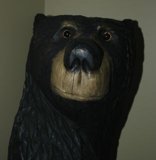 Michael Copas Wood Carved Bear 5 Tall Smithsonian Registered Smoky