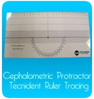 Cephalometric Protractor Tecnident Ruler Tracing