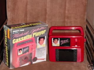 Michael Jackson Cassette Player 1984 Collectors Item