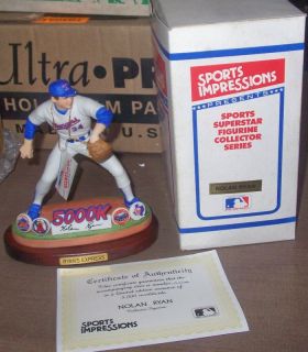 1989 Texas Rangers Nolan Ryan Sports Impressions Statue