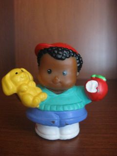 Fisher Price Little People Michael Bunny Puppy Apple