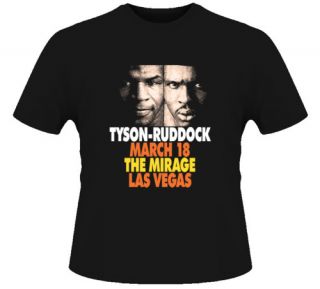 Mike Tyson vs Ruddock Retro Boxing T Shirt