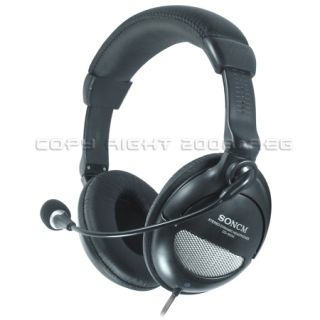 Headset Earphone Microphone Mic Noise Canceling for PC Computer