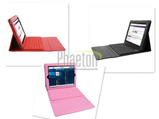 Cover Stand with Bluetooth Wireless Keyboard for iPad 2 iPad 3