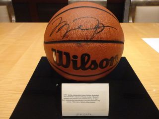 Michael Jordan signed Wilson basketball authenticated Upper Deck