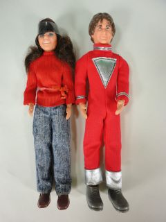 1970s Mattel Mork Mindy 9 Doll Action Figure Set UNPLAYED Clean