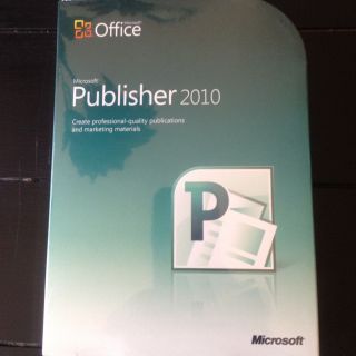 Microsoft Publisher 2010 Full Version Brand New 164 06233