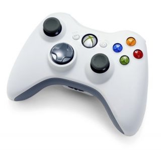 Official Microsoft Xbox 360 White Wireless Controller
