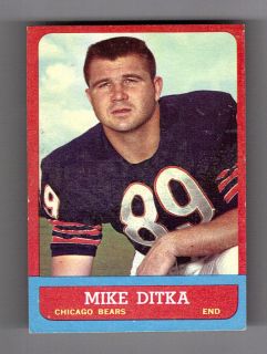 Mike Ditka 1963 Topps Card 62