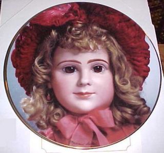 Mildred Seeley French Doll Plate Jumeaus Cherie