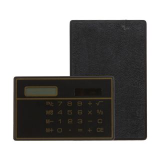 Digits Solar Power Thin Mini Card Style Calculator