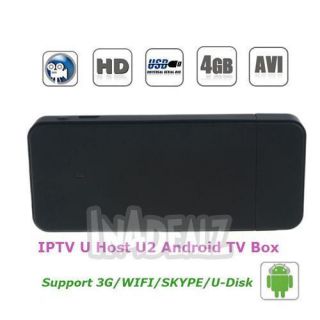Uhost Stick Mini TV BOX Android 4 0 ICS Build in Mic Skyp video chat