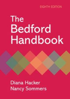 The Bedford Handbook by Diana Hacker and Nancy Sommers 2009, Paperback