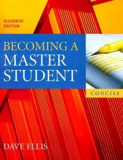 Becoming a Master Student by Doug Toft, Dean Mancina, Eldon L